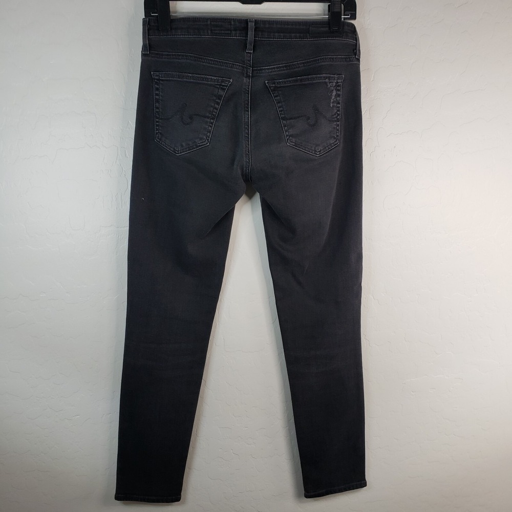 AG‎ Adriano Goldschmied Jeans The Stevie Ankle Straight Women's 27R Black